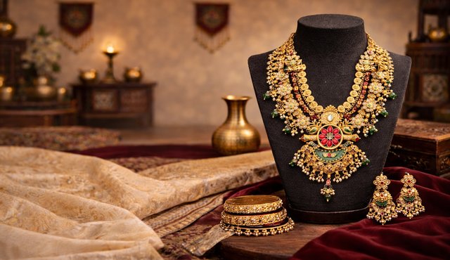 Luxury Gold Jewelry Model